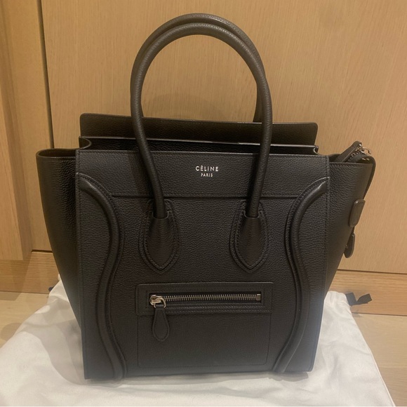 Celine Micro Luggage - Pebbled Black - Picture 1 of 5